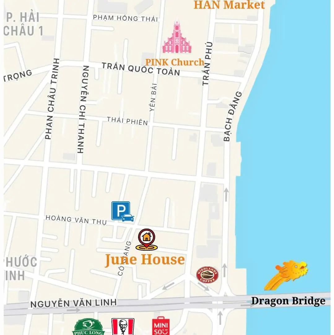 Vakantiehuis June House - Walk To Dragon Bridge Da Nang